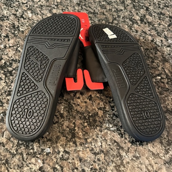 Puma charcoal slides NWT 10 - Picture 5 of 6